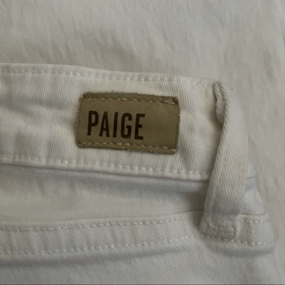 PAIGE White Skyline Skinny Jeans - Picture 4 of 8